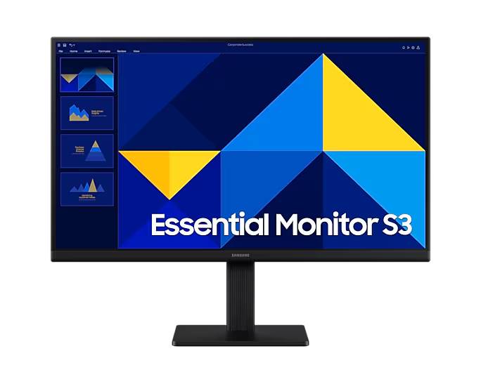 MONITOR SAMSUNG 22 PULGADAS - Essential S3, S30GD, IPS, FHD, PLANO, 100Hz, 5ms, LS22D300GALXZX MONITOR SAMSUNG 22 PULGADAS - Essential S3, S30GD, IPS, FHD, PLANO, 100Hz, 5ms, LS22D300GALXZX